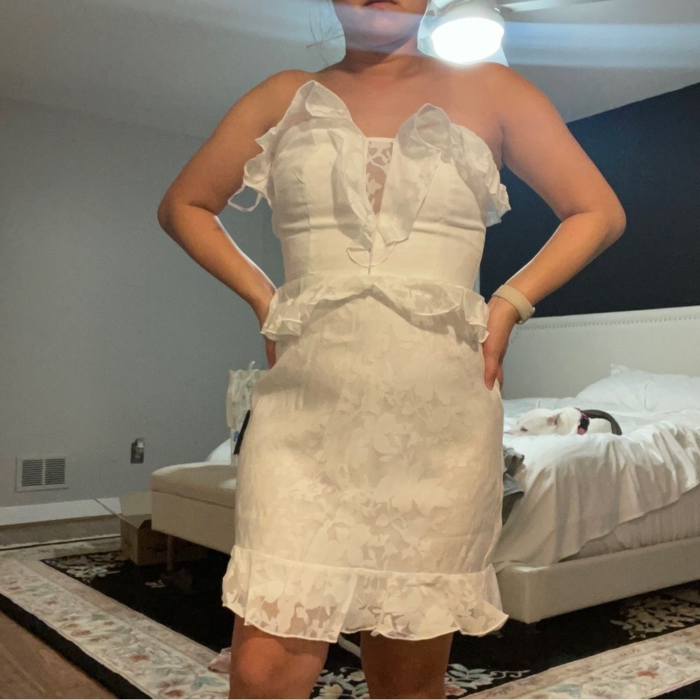 BNWT Lulu's Every Lace Strap Mini Dress